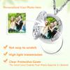 Supcare Tree of Life Locket Necklace for Women Personalized Photo Pendant Custom Gifts for Mum Men Dad Father Dad view 3