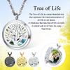 Supcare Tree of Life Locket Necklace for Women Personalized Photo Pendant Custom Gifts for Mum Men Dad Father Dad view 4