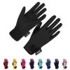 Amoy Kids Horse Riding Gloves Breathable Children Equestrian Horseback Anti-Slipping Boys & Girls Youth Outdoor Biking Cycling Sport Mitts Black XL Age 14-16 view 1
