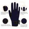 Amoy Horse Riding Gloves for Girls & Boys Children Equestrian Horseback Anti-Slipping Kids Youth Outdoor Biking Cycling Sport Mitts Mitts Navy L Age 12-14 view 2