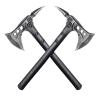 JXE JXO Camping Axe, Throwing Tactical Tomahawk with Spike, Survival Hatchet with Sheath, Nylon Fiber Handle for Outdoor Survival Hiking Camping 2 Pack view 1