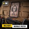 M-Tac Ace of Spades Death Card Tactical Morale Patch Army Combat Hook Fasteners (Coyote/Black) view 2