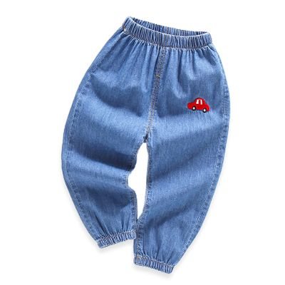 YOHA Baby Pants Boys Girls Summer Pants Casual Beach Pants Kids Soft Toddler Pants D-Car,3 Years