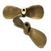 Nautical-Mart 15" & 18" Set of 2 Vintage Brass Bronze Ships Propeller Marine Boat view 1