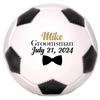 Custom Groomsmen and Best Man Soccer Ball (Mini Size 6" Official Size 1, Without Base) view 1
