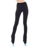 LIUHUO Figure Skating Pants Girls Fleece Practice Leggings Teens Skating Trousers Black view 2