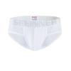 Familyhouse Men's Cotton Stretch Briefs Underwear U Convex Brief Bulge Pouch Underpants Knickers (White,L) view 1