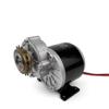 Freewheel 350W Geared Motor with Bicycle 16 Teeth Flywheel Gear Turn Clockwise Direction (24V 350W) view 1