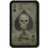 M-Tac Ace of Spades Death Card Tactical Morale Patch Army Combat Hook Fasteners (Olive/Black) view 1