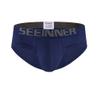 Familyhouse Men's Cotton Stretch Briefs Underwear U Convex Brief Bulge Pouch Underpants Knickers (Navy Blue,L) view 1