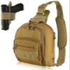 DBTAC Tactical Personal Defense Bags & Packs | 8L Tactical Bag Shoulder Chest Pack with Sling for Concealed Carry, Range, Travel, Hiking, Outdoor Sports (Brown) view 1