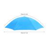 Zerodis Umbrella, Adult Umbrella Hat Water- Foldable Sun Hat Headwear Rainy Sunny Day Headband for Outdoor Fishing Hiking Beach (01) view 4