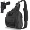 DBTAC Tactical Personal Defense Bags & Packs | 8L Tactical Bag Shoulder Chest Pack with Sling for Concealed Carry, Range, Travel, Hiking, Outdoor Sports (Black) view 1
