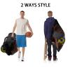 BROTOU Extra Large Sports Ball Bag, Upgrade Thicken Ball Bags for Coaches, Adjustable Shoulder Strap and Hanging Ears with Handle, Mesh Sports Bag for Holding Basketball, Volleyball, Swimming Gear view 2