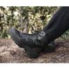 hongrenamz Men's Walking Trainers Hiking Trekking Shoes Lightweight Breathable High Rise Outdoor Boots Black-EU43 view 3