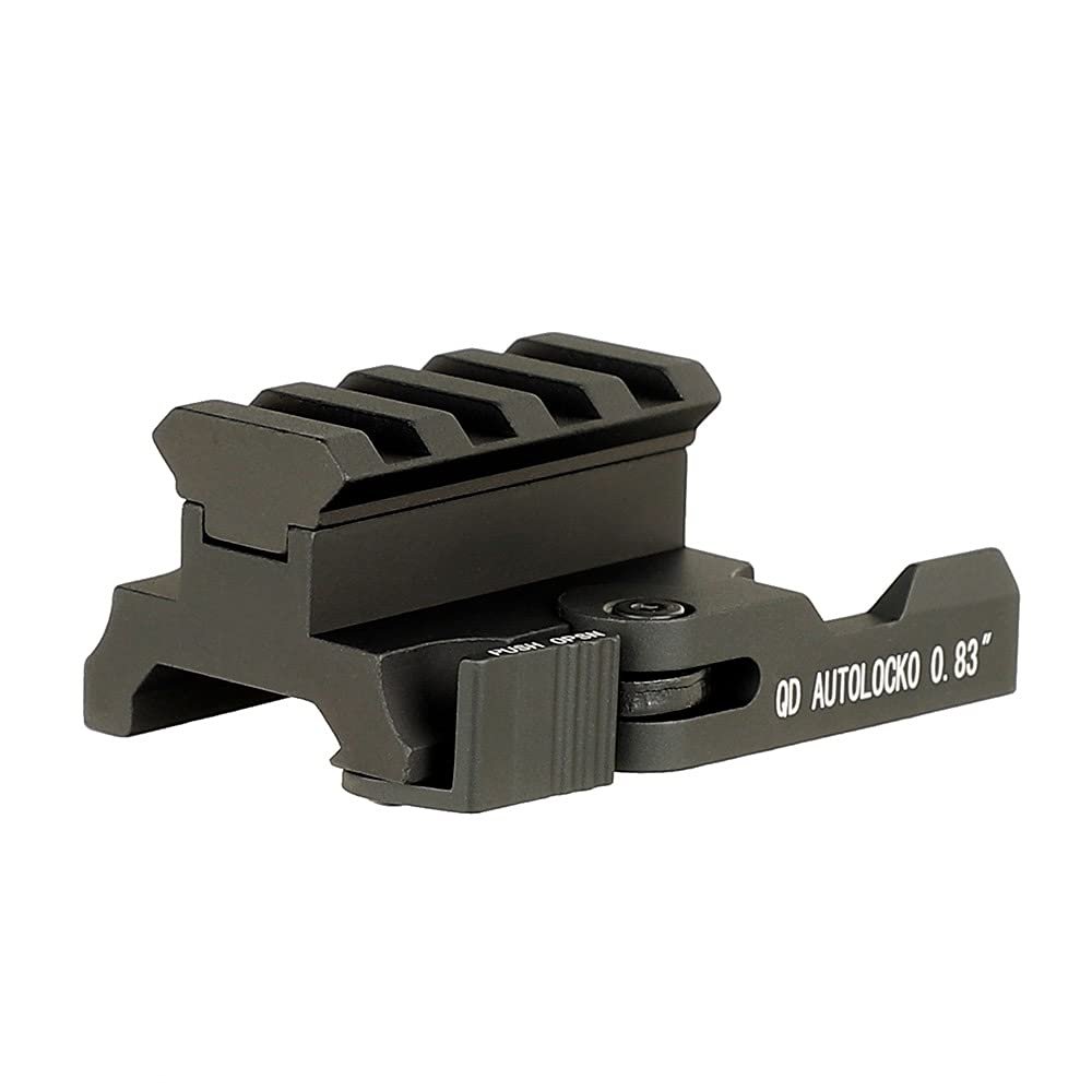 ohhunt QD Riser Mount 20mm Rail for Red Dot Sights (0.83 inch)