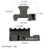 ohhunt QD Riser Mount 20mm Rail for Red Dot Sights (0.83 inch) view 3