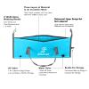 MORXPLOR Insulated Fish Cooler Bag for Fishing 41x17 47x17In 50x20In 60x24 72x30 Inch,Large Insulated Fish Kill Bag,Fishing Catch Bag Cooler with Common Smooth Water-resistant Zipper view 2