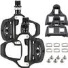 SAVADECK Road Bike Pedals, Aluminum Alloy Pedals with Cleats for Shimano/Look System, 9/16 Inch Self-Locking Clipless Pedals for Road Bike Race Bike MTB Spin Bike view 1