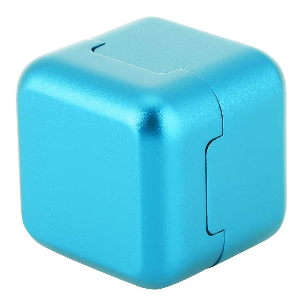 Aluminum Billiard Chalk, Cues Tip Chalk Holder Billiard Pool Chalks Carrier Case for Tournaments, Bars, Home(Blue)