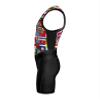 Sparx Men's Premium Triathlon Suit  Padded, Quick-Dry, Compression Fit, Lightweight Tri Suit for Swim, Bike, Run Race & Training (3XL, WorldFlags) view 3