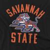 Savannah State University Official Tigers Logo Unisex Adult T-Shirt, Black, 5X-Large view 2