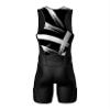 Sparx Men's Premium Triathlon Suit Padded, Quick-Dry, Compression Fit, Lightweight Tri Suit for Swim, Bike, Run Race & Training (XL, B&W_Brushes) view 4