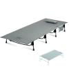 iClimb 1 Super Easy Assemble Cot and 1 Solo Mini Folding Table Bundle, Ultralight Compact for Solo Adult Backpacking Camping Hiking Beach Concert Indoor Outdoor view 1