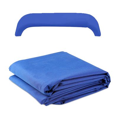 Bimini Top Replacement Canvas Canopy for Boat with Storage Boot, 600D Anti-UV Waterproof Top