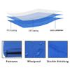 Bimini Top Replacement Canvas Canopy for Boat with Storage Boot, 600D Anti-UV Waterproof Top view 4