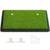 Golfling Golf Mat, 18"x14", Green, Synthetic Turf, Non-foldable, 2.27kg view 1