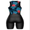 Sparx Women Triathlon Suit Tri Short Racing Cycling Swim Run (2XL, Blue Hisbiscus) view 4