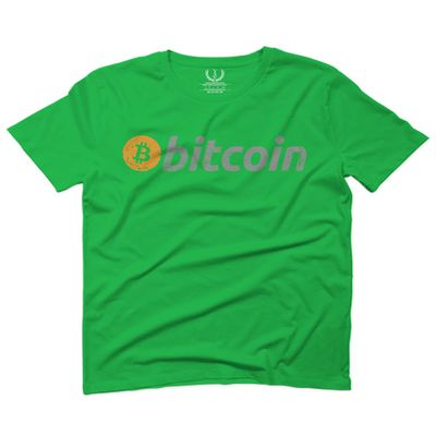 0366. Vintage Bitcoin Crypto Currency Logo BTC Coin Trader Hold IT for Men T Shirt (Irish Green 2X-Large)