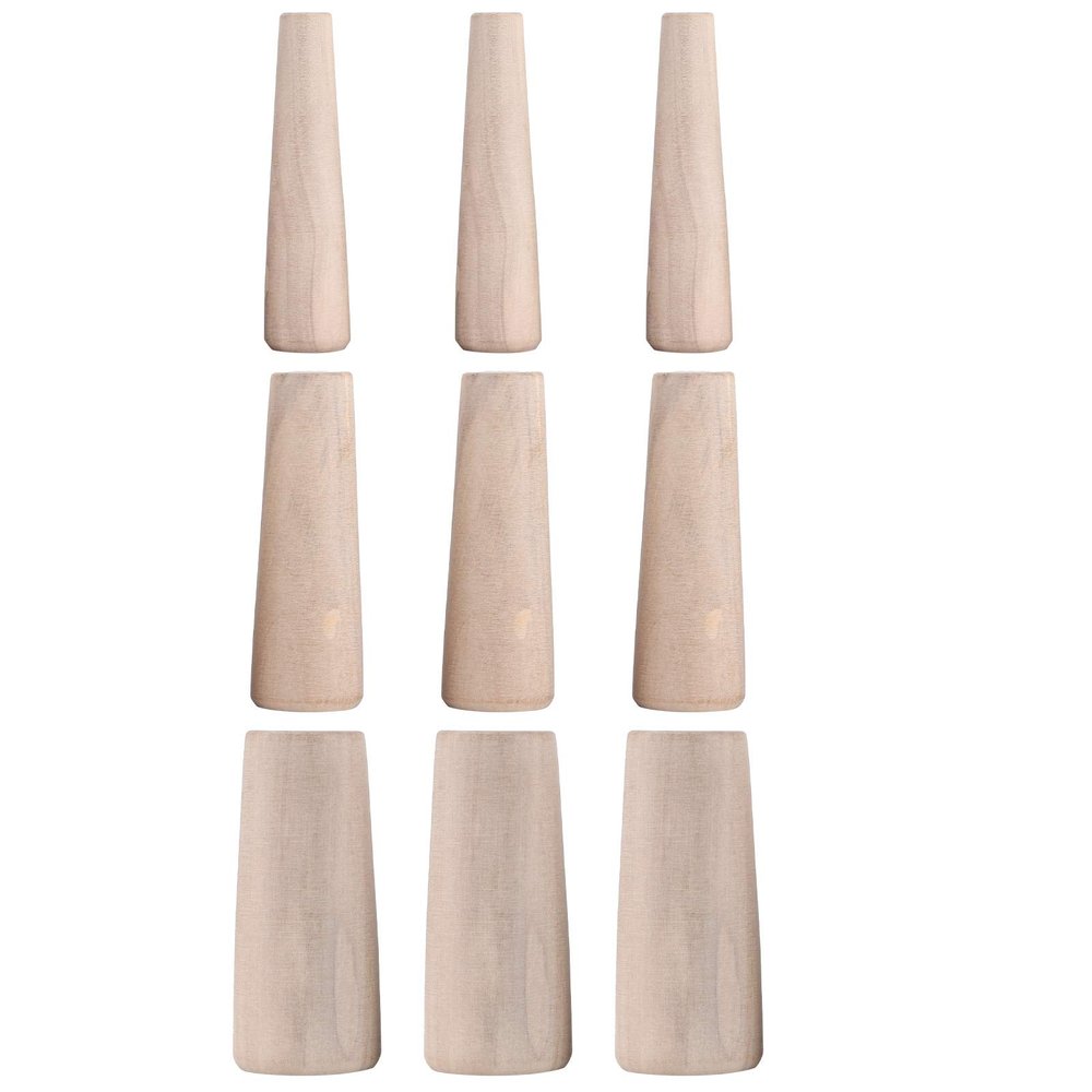Wooden Plug, 9 Pcs Marine Emergency Plug,Safety Wooden Plug Leaks Stop Plug Accessory for Marine Boat Yacht Sailing Fishing