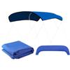 LIKE RAIN Bimini Top Fabric Replacement Canvas Canopy, 3 Bow Cover for Boat With Storage Boot, 600D Anti-UV Waterproof Without Frame, Blue, 6'L x 46"H x 61"-66"W view 3