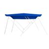 LIKE RAIN Bimini Top Fabric Replacement Canvas Canopy, 3 Bow Cover for Boat With Storage Boot, 600D Anti-UV Waterproof Without Frame, Blue, 6'L x 46"H x 61"-66"W view 4