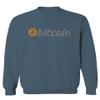 0366. Vintage Bitcoin Crypto Currency Logo BTC Coin Trader Hold IT Men's Crewneck Sweatshirt (Indigo Blue X-Large) view 1