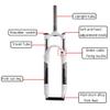 Jejy Mechanical Front Forks 26inch 27.5inch Aluminum Alloy, Mountain Bicycle Bike Straight Tube 1-1/8" Black Travel :100mm Disc Brake (Color : Black, Size : 27.5) view 3