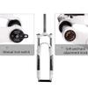 Jejy Mechanical Front Forks 26inch 27.5inch Aluminum Alloy, Mountain Bicycle Bike Straight Tube 1-1/8" Black Travel :100mm Disc Brake (Color : Black, Size : 27.5) view 4