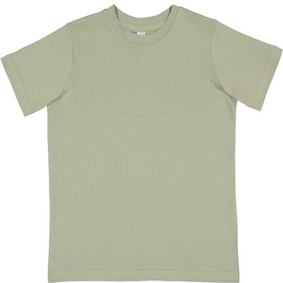 RABBIT SKINS Soft Cotton Toddler T-Shirt Boys Girls | Little Kids Tee| Blank Child Tshirt, Sage, 4