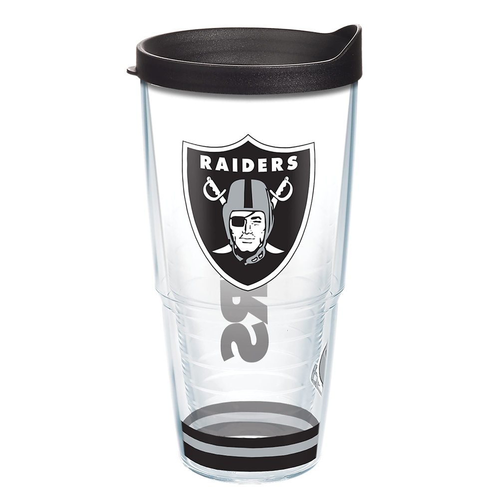 Tervis NFL Las Vegas Raiders - Arctic Made in USA Double Walled Insulated Tumbler Travel Cup Keeps Drinks Cold & Hot, 24oz, Classic