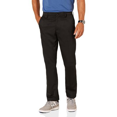 Amazon Essentials Men's Straight-Fit All-Day Stretch Golf Pant, Black, 36W x 34L