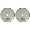 Ader Standard 1" Hole Cast Iron Weight Plate Pair- 12.5LB, Gray view 1