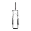 Jejy Mechanical Front Forks 26inch 27.5inch Aluminum Alloy, Mountain Bicycle Bike Straight Tube 1-1/8" Black Travel :100mm Disc Brake (Color : White, Size : 27.5) view 1