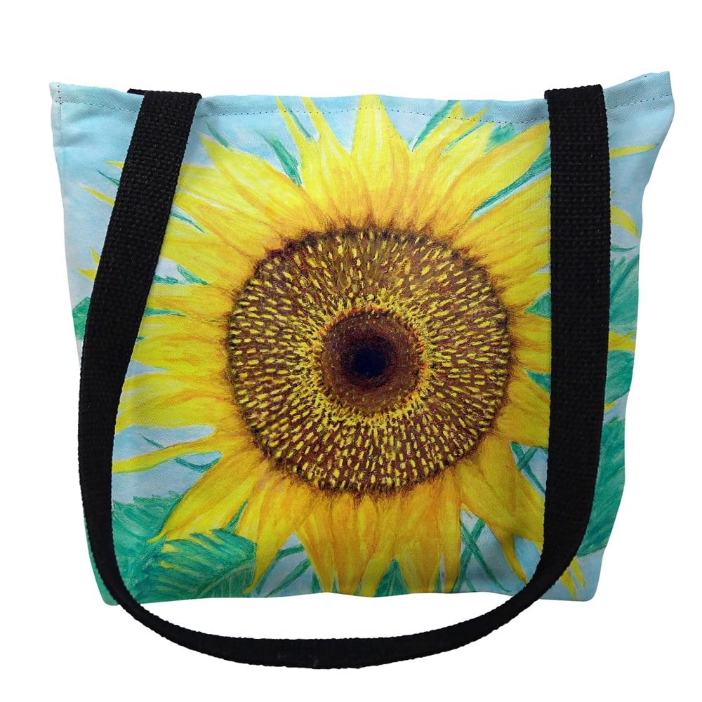 Betsy Drake TY1003S 13 x 13 in. Dicks Sunflower Small Tote Bag