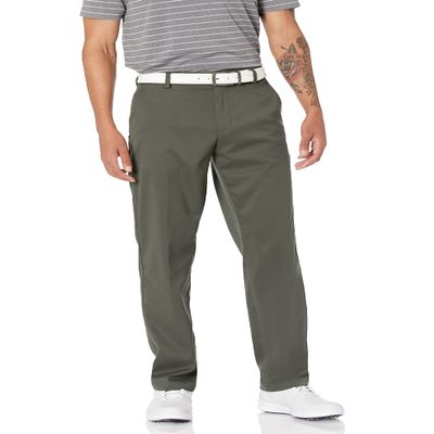 Amazon Essentials Men's Classic-Fit Moisture-Wicking Stretch Golf Pants with Active Waistband (Available in Big & Tall), Olive, 33W x 32L