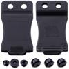 [10PCS] XCLIP IWB Belt Clip Attachment for KYDEX Gun Holsters & Knife Sheaths  (Fits 1.50 Inch Belts) - (Fixed Mount) - Made in U.S.A. - Mounting Hardware Included view 1