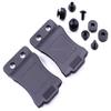[10PCS] XCLIP IWB Belt Clip Attachment for KYDEX Gun Holsters & Knife Sheaths  (Fits 1.50 Inch Belts) - (Fixed Mount) - Made in U.S.A. - Mounting Hardware Included view 4