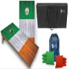 Tournament Grade Tailgating Pros Regulation Cornhole Boards Flag Set - Includes 8 Bean Bags, Carrying Cases, and 4'x2' Corn Hole Toss Game w/Ring Light view 1