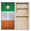 Tournament Grade Tailgating Pros Regulation Cornhole Boards Flag Set - Includes 8 Bean Bags, Carrying Cases, and 4'x2' Corn Hole Toss Game w/Ring Light view 2